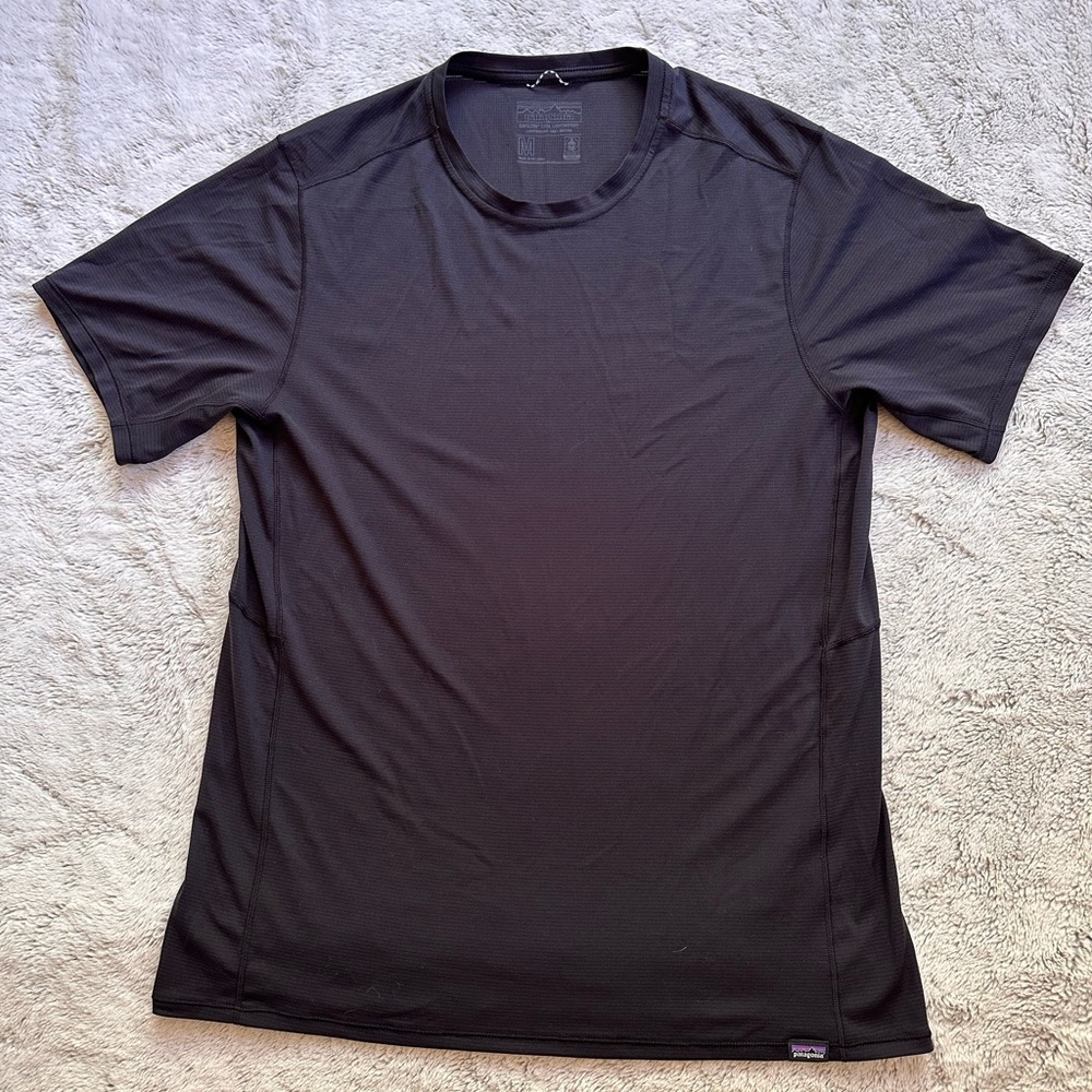 Men's Black Performance Crew Neck Shirt